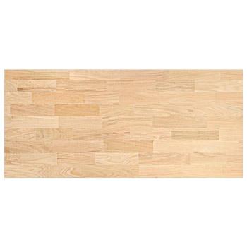 Küchenarbeitsplatte 140x63,5x2,7 cm Massivholz Eiche Rechteckig