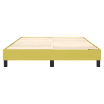 Bettgestell ohne Matratze Grün 140x200 cm Stoff