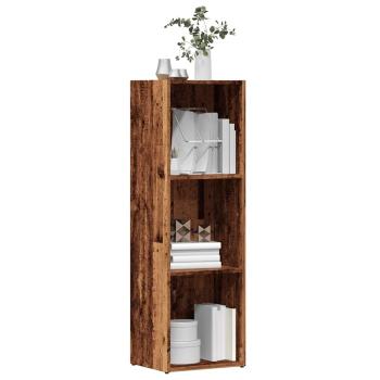 ARDEBO.de - Bücherregal Altholz-Optik 36x30x114 cm Holzwerkstoff