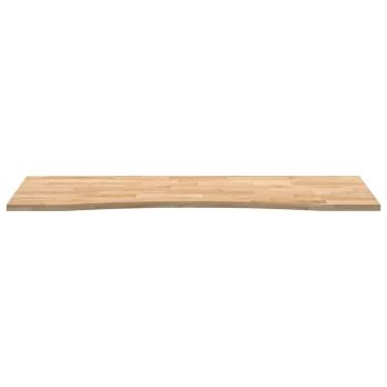 Schreibtischplatte Unbehandelt 140x60x2,5 cm Massivholz Eiche