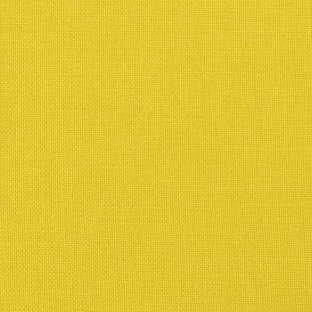 Sofa 3-Sitzer mit Zierkissen Hellgelb 210 cm Stoff