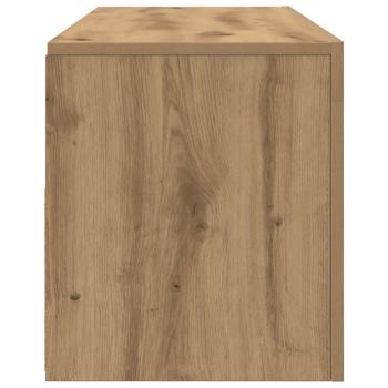 TV-Schrank mit LED Artisan-Eiche 120x35x40 cm Holzwerkstoff