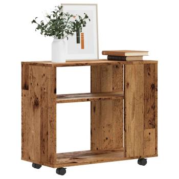 ARDEBO.de - Beistelltisch Altholz-Optik 70x35x55 cm Holzwerkstoff