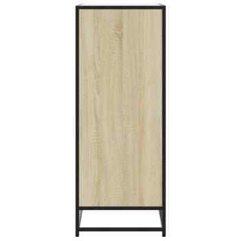 Schuhschrank Sonoma Eiche 75x38x97,5 cm Holzwerkstoff Metall