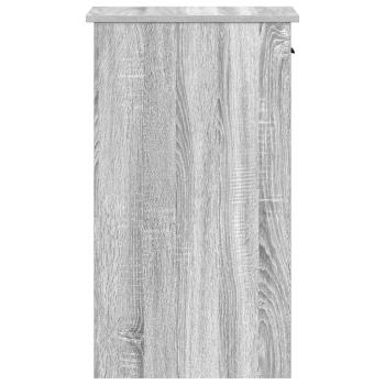 Computerschrank mit Schublade Grau Sonoma 35x45x77 cm