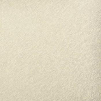 2-tlg. Sofagarnitur mit Kissen Creme Kunstleder