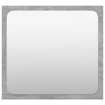 4-tlg. Badmöbel-Set Betongrau Holzwerkstoff