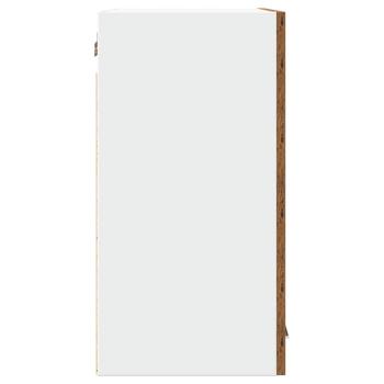 Küchen-Wandschrank mit Glastüren Altholz-Optik 60x31x60 cm