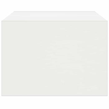 TV-Schrank mit LED-Leuchten Weiß 75x35,5x25 cm