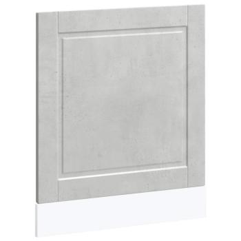 Geschirrspülerblende Porto Betongrau 60x1,5x67 cm Holzwerkstoff