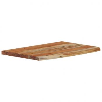 Wandregal 70x40x3,8 cm Rechteckig Massivholz Akazie Baumkante