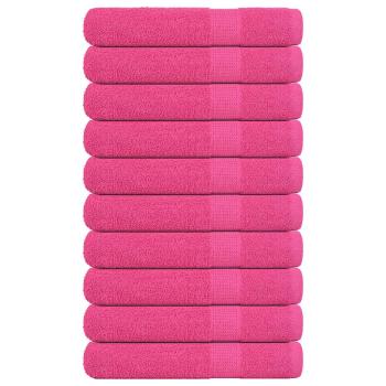 ARDEBO.de - Handtücher 10 Stk. Rosa 100x200 cm 360 g/m² 100% Baumwolle