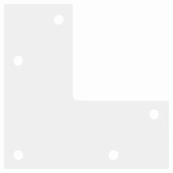 Couchtischbeine Konische Form 4 Stk. Weiß 72-73 cm Stahl