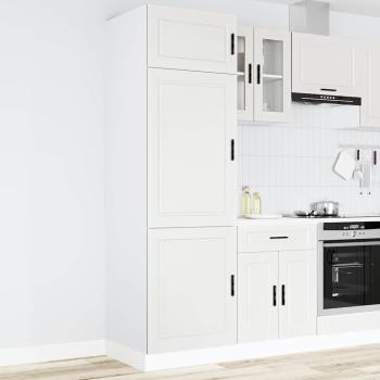 ARDEBO.de - Küchenschrank Porto Weiß Holzwerkstoff