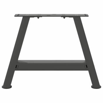 Couchtischbeine A-Form 2 Stk. Anthrazit 30x(30-31) cm Stahl