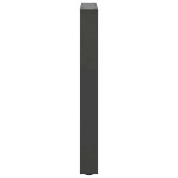 Couchtischbeine Anthrazit 2 Stk. 60x(72-73) cm Stahl