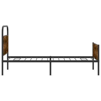 Bettgestell ohne Matratze 90x190 cm Sonoma-Eiche Holzwerkstoff