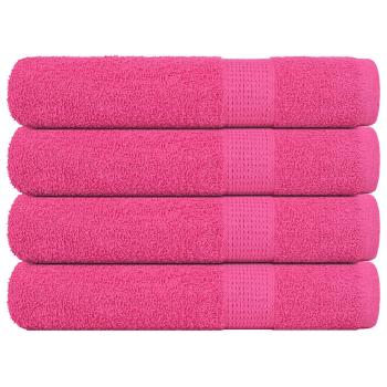 ARDEBO.de - Handtücher 4 Stk. Rosa 100x200 cm 360 g/m² 100% Baumwolle