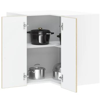 ARDEBO.de - Küchen-Eckhängeschrank Porto Sonoma-Eiche Holzwerkstoff