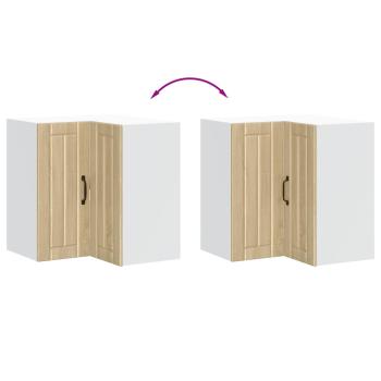 Küchen-Eckhängeschrank Porto Sonoma-Eiche Holzwerkstoff