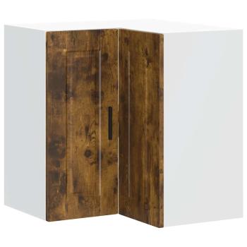 Küchen-Eckhängeschrank Porto Räuchereiche Holzwerkstoff
