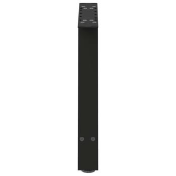 Couchtischbeine A-Form 2 Stk. Schwarz 60x(42-43) cm Stahl