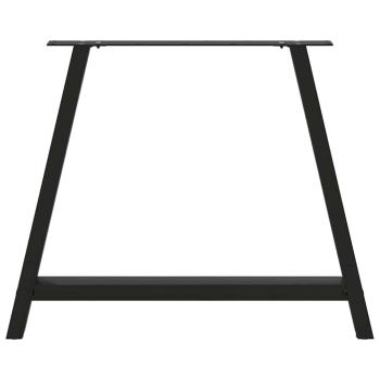 Couchtischbeine A-Form 2 Stk. Schwarz 90x(72-73) cm Stahl