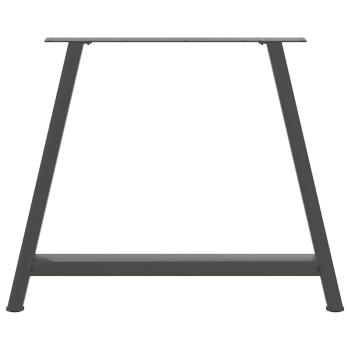 Couchtischbeine A-Form 2 Stk. Anthrazit 90x(72-73) cm Stahl
