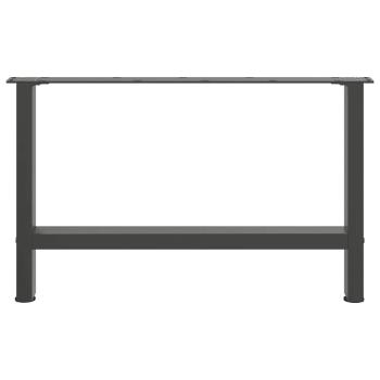 Couchtischbeine Anthrazit 2 Stk. 70x(42-43) cm Stahl