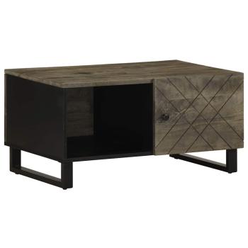 ARDEBO.de - Couchtisch Schwarz 80x50x40 cm Massivholz Mango