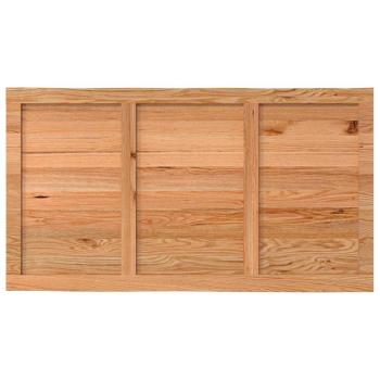 Tischplatte Hellbraun 180x100x4,2cm Massivholz Eiche Rechteckig