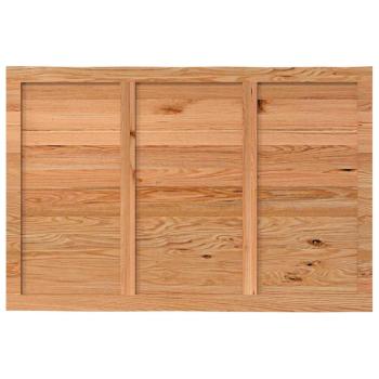 Tischplatte Hellbraun 180x120x4,2cm Massivholz Eiche Rechteckig