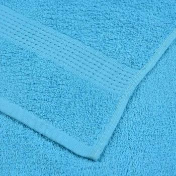Gästetücher 10 Stk. Türkis 30x50 cm 360 g/m² 100% Baumwolle