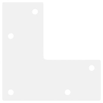 Couchtischbeine Konische Form 4 Stk. Weiß 42-43 cm Stahl