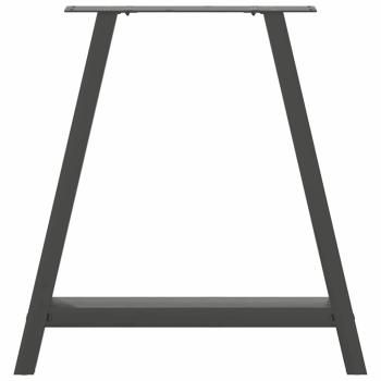 Couchtischbeine A-Form 2 Stk. Anthrazit 70x(72-73) cm Stahl