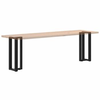 ARDEBO.de - Konsolentischbeine T-Form 2 Stk. Schwarz 38x25x(72-73) cm Stahl