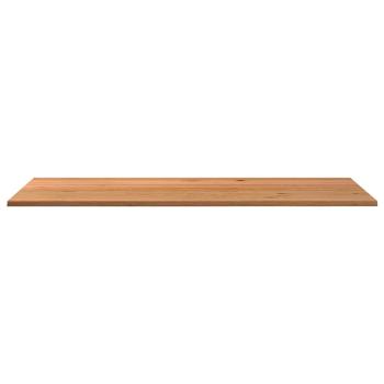 Tischplatte Hellbraun 280x120x4,2cm Massivholz Eiche Rechteckig