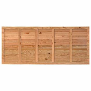Tischplatte Hellbraun 280x120x4,2cm Massivholz Eiche Rechteckig