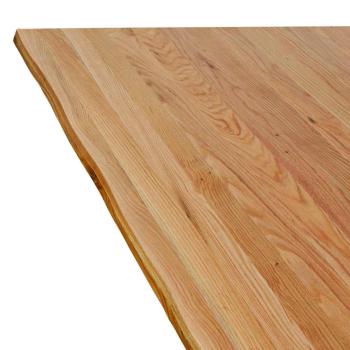 Tischplatte Hellbraun 280x120x4,2cm Massivholz Eiche Rechteckig