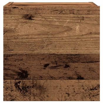 7-tlg. TV-Schrank-Set Wandmontage Altholz-Optik Holzwerkstoff