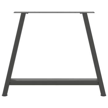 Couchtischbeine A-Form 2 Stk. Anthrazit 100x(72-73) cm Stahl