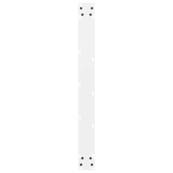 Couchtischbeine Weiß 2 Stk. 80x(72-73) cm Stahl