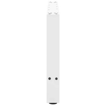 Couchtischbeine Weiß 2 Stk. 70x(42-43) cm Stahl
