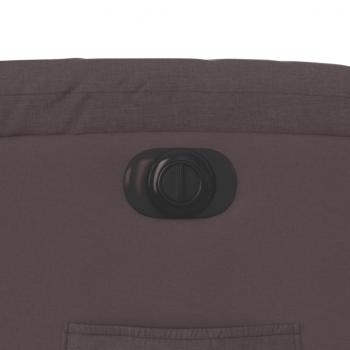 Relaxsessel Elektrisch Dunkelbraun Stoff