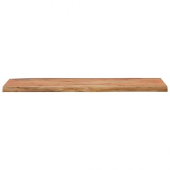 Tischplatte 90x40x2,5 cm Rechteckig Massivholz Akazie Baumkante