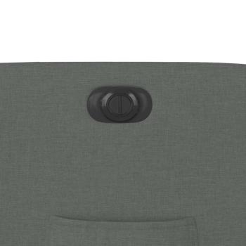 Relaxsessel Elektrisch Dunkelgrau Stoff