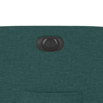 Relaxsessel Elektrisch Dunkelgrün Stoff