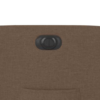 Relaxsessel Elektrisch Braun Stoff