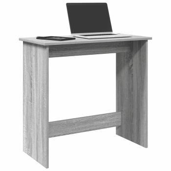 ARDEBO.de - Schreibtisch Grau Sonoma 80x40x75 cm Holzwerkstoff