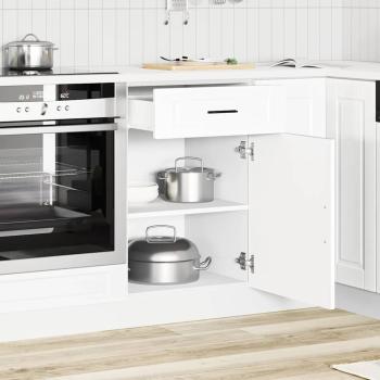 Küchenunterschrank Porto Weiß Holzwerkstoff